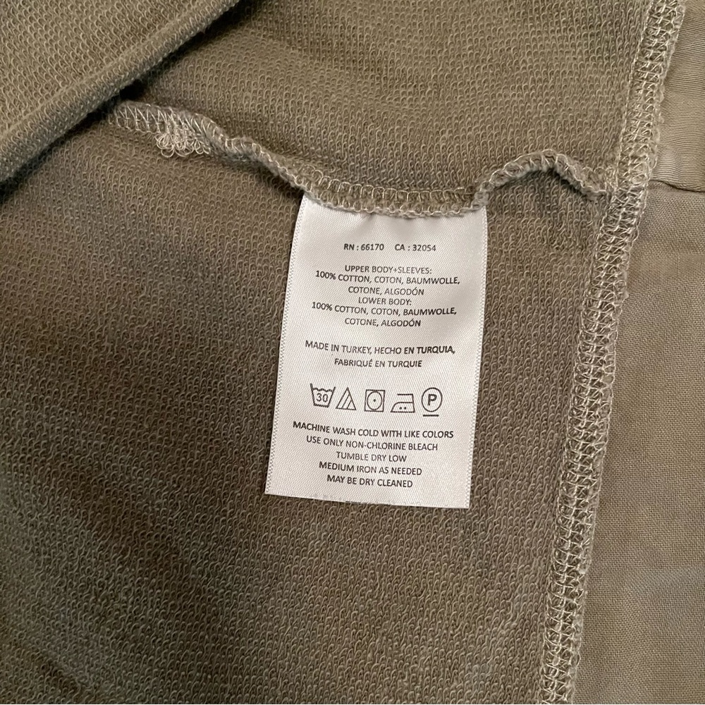 Anthropologie Postmark X-Small Green Open Front Anorak Hooded Jacket - Picture 14 of 15